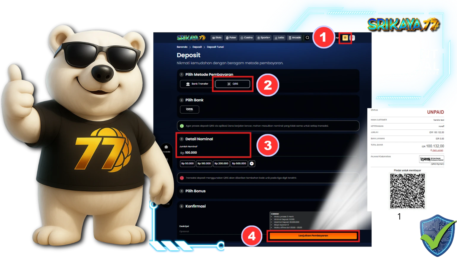 Srikaya77 login